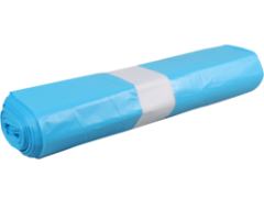 Plastic zak 70x110 T70 blauw. 10x20st per doos. Prijs is per rol.